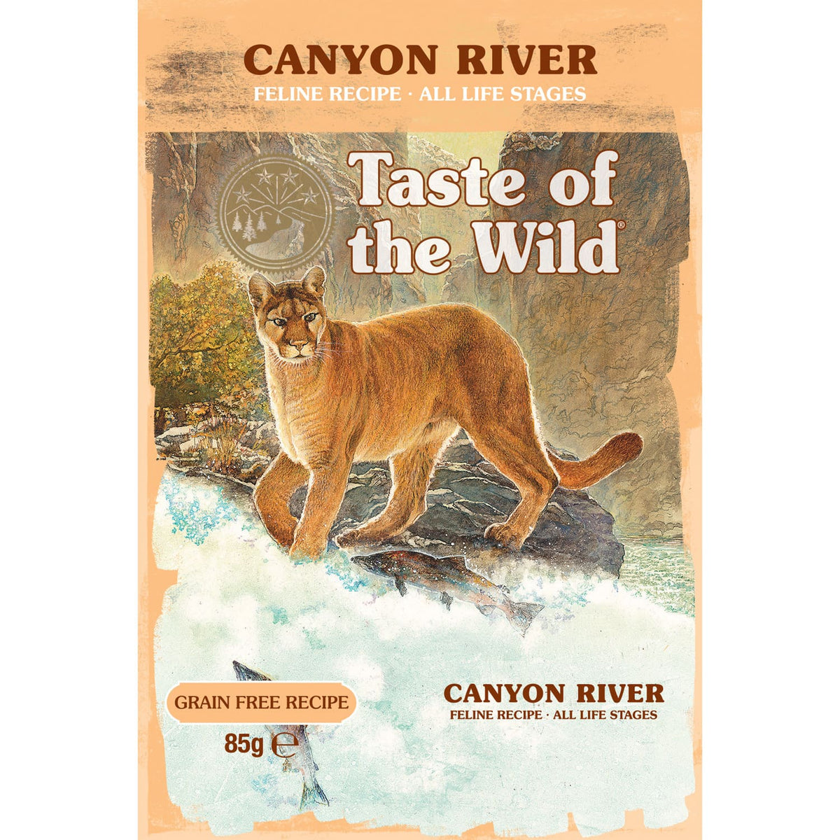 Taste of the Wild Canyon River Cat Pouch Chunks in Gravy – 85g