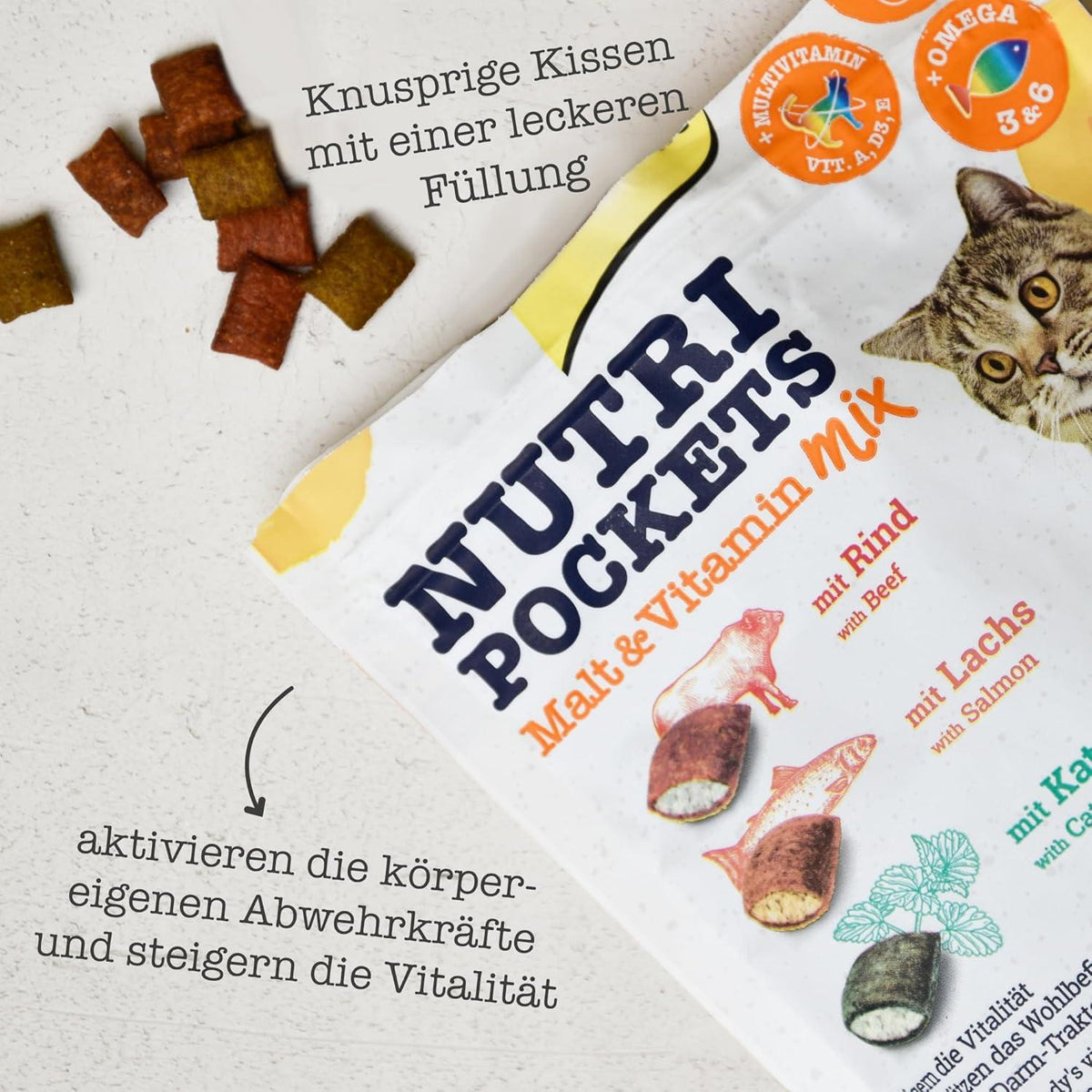 Gimcat Nutri Pockets Malt& Vitamin 150 g
