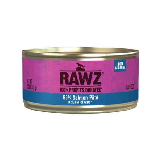 RAWZ 96% Salmon Pâté Complete Wet Cat Food 155g