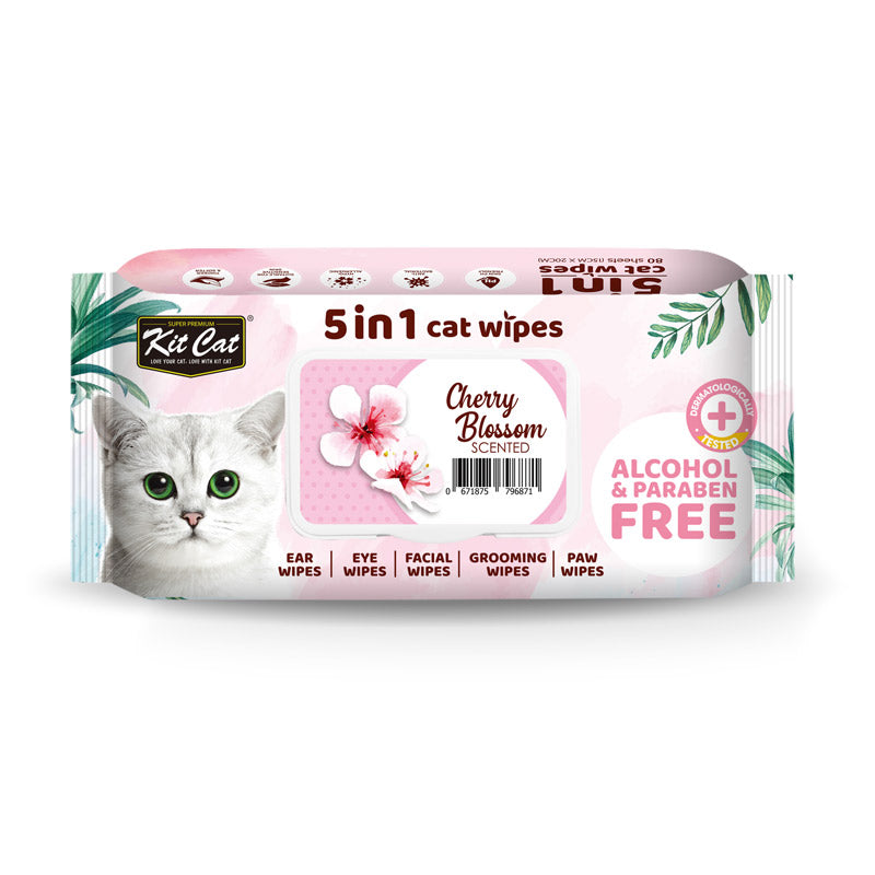 Kit Cat 5-in-1 Cat Wipes