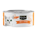 Kit Cat Deboned Tuna & Salmon Wet Food 80g