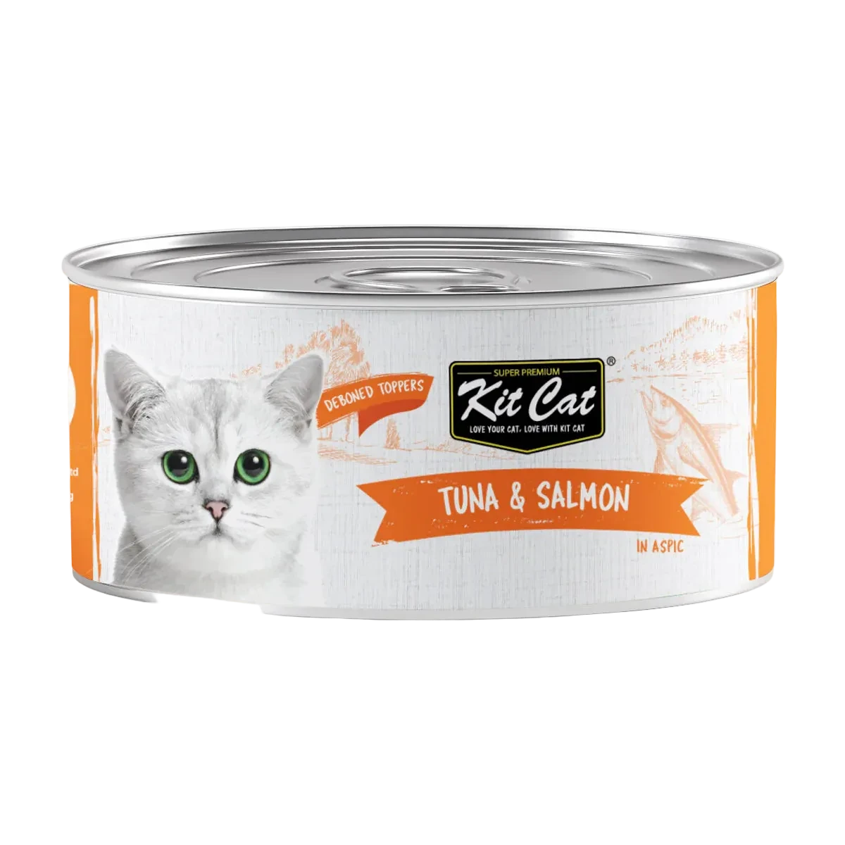 Kit Cat Deboned Tuna & Salmon Wet Food 80g
