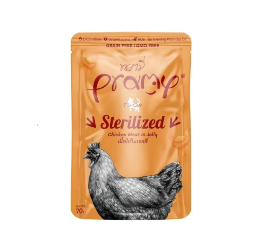 Pramy Sterilized Chicken In Jelly Recipe Box (12x70g)-AD7