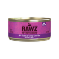 RAWZ 96% Turkey & Turkey Liver Pâté Complete Wet Cat Food 155g
