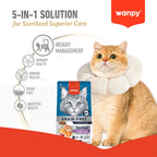 WANPY Grain Free Sterilized Cat Food – Salmon & Tuna Recipe1.5kg