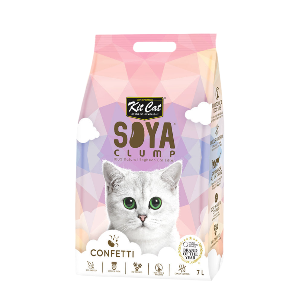 Kit Cat Soybean Litter Soya Clump 7L