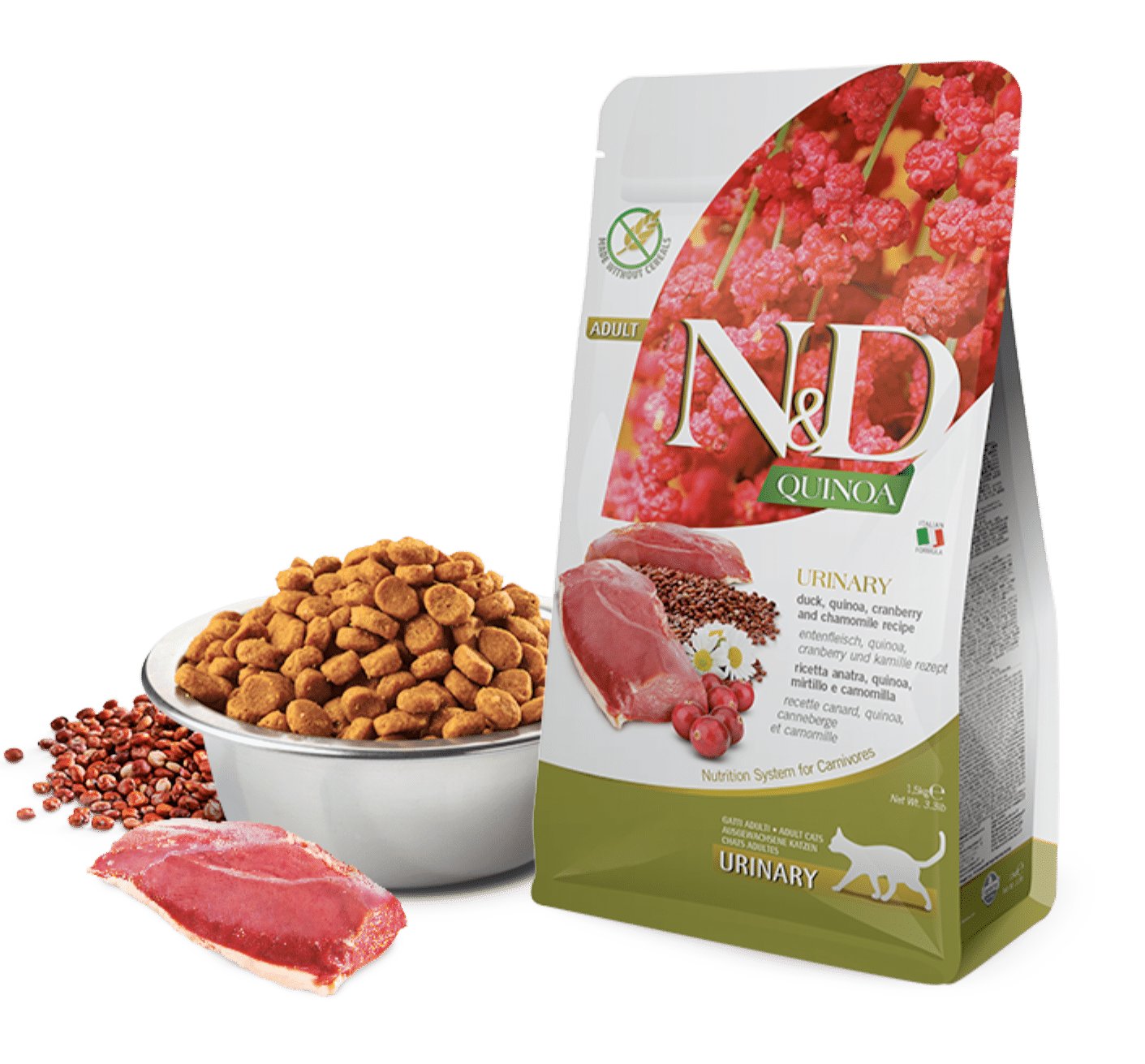 Farmina N&D Quinoa Cat URINARY Duck Adult 1.5kg