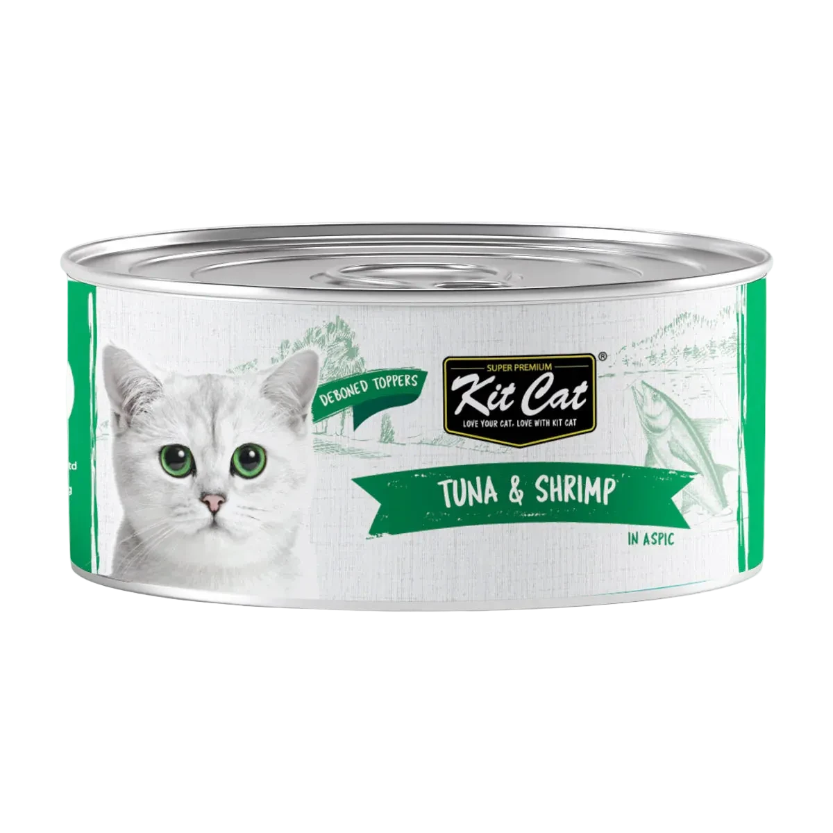 Kit Cat Deboned Tuna & Shrimp Wet Food 80g