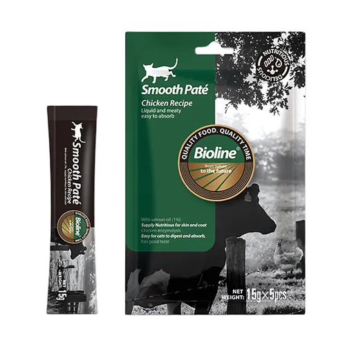 Bioline Natural Feast Smooth Pate Treat (15gx5pcs)