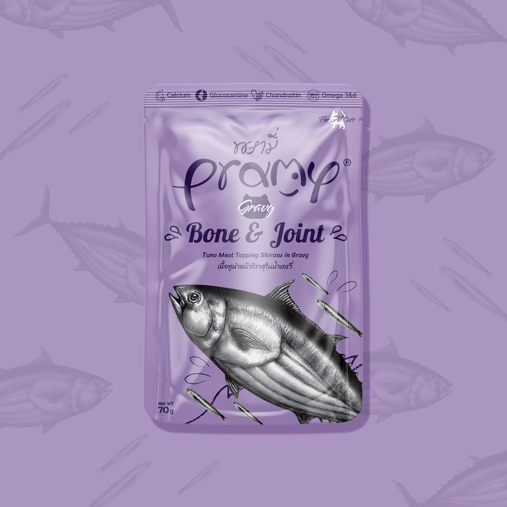 Pramy Bone & Joint Tuna Topping Chicken In Shirasu Recipe Box (12x70g)