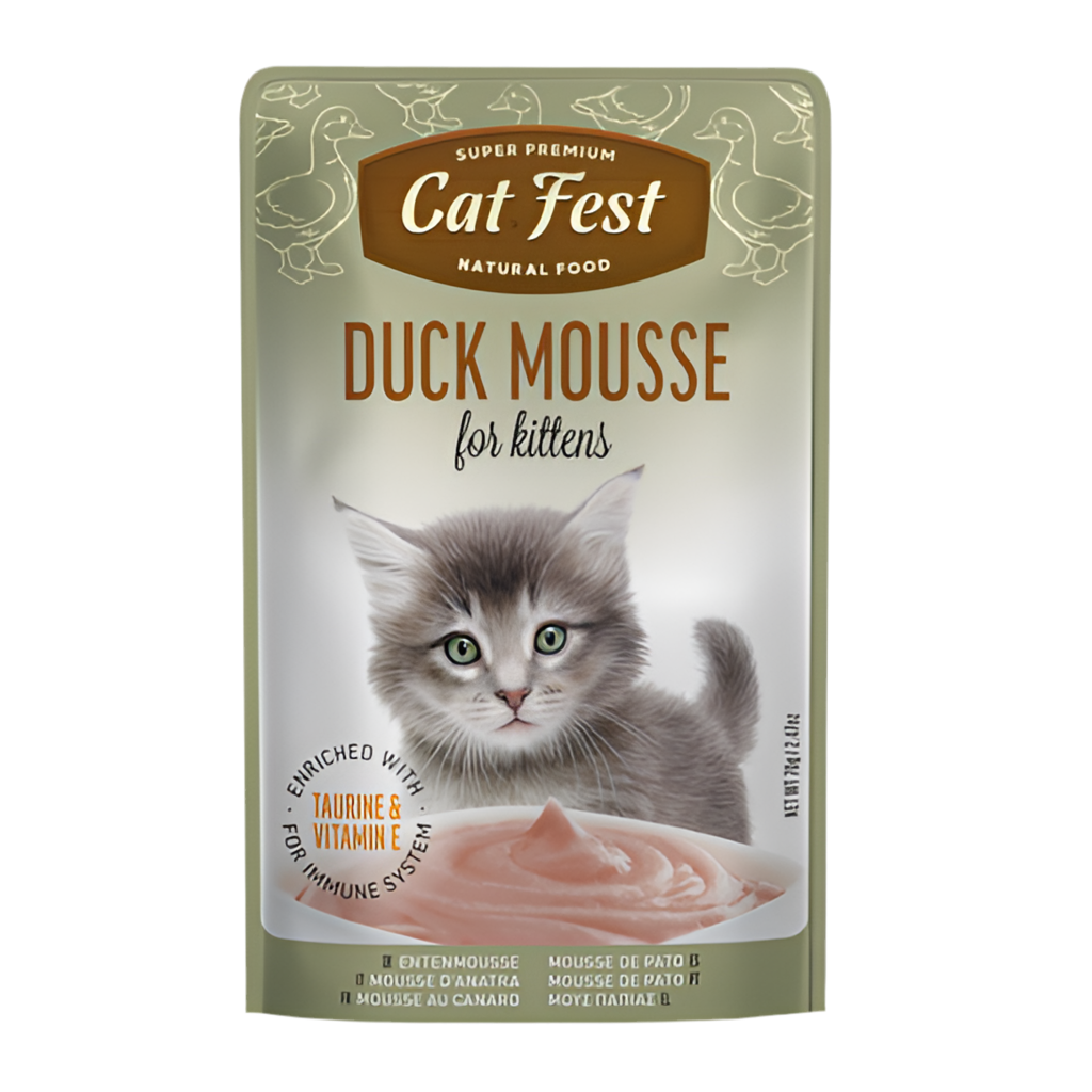 Cat Fest Duck Mousse for Kittens 70g
