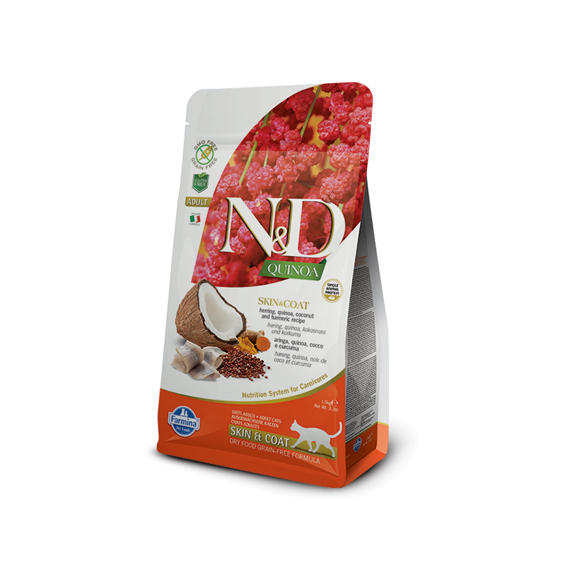 Farmina N&D Quinoa Cat Skin & Coat Herring 1.5 Kg