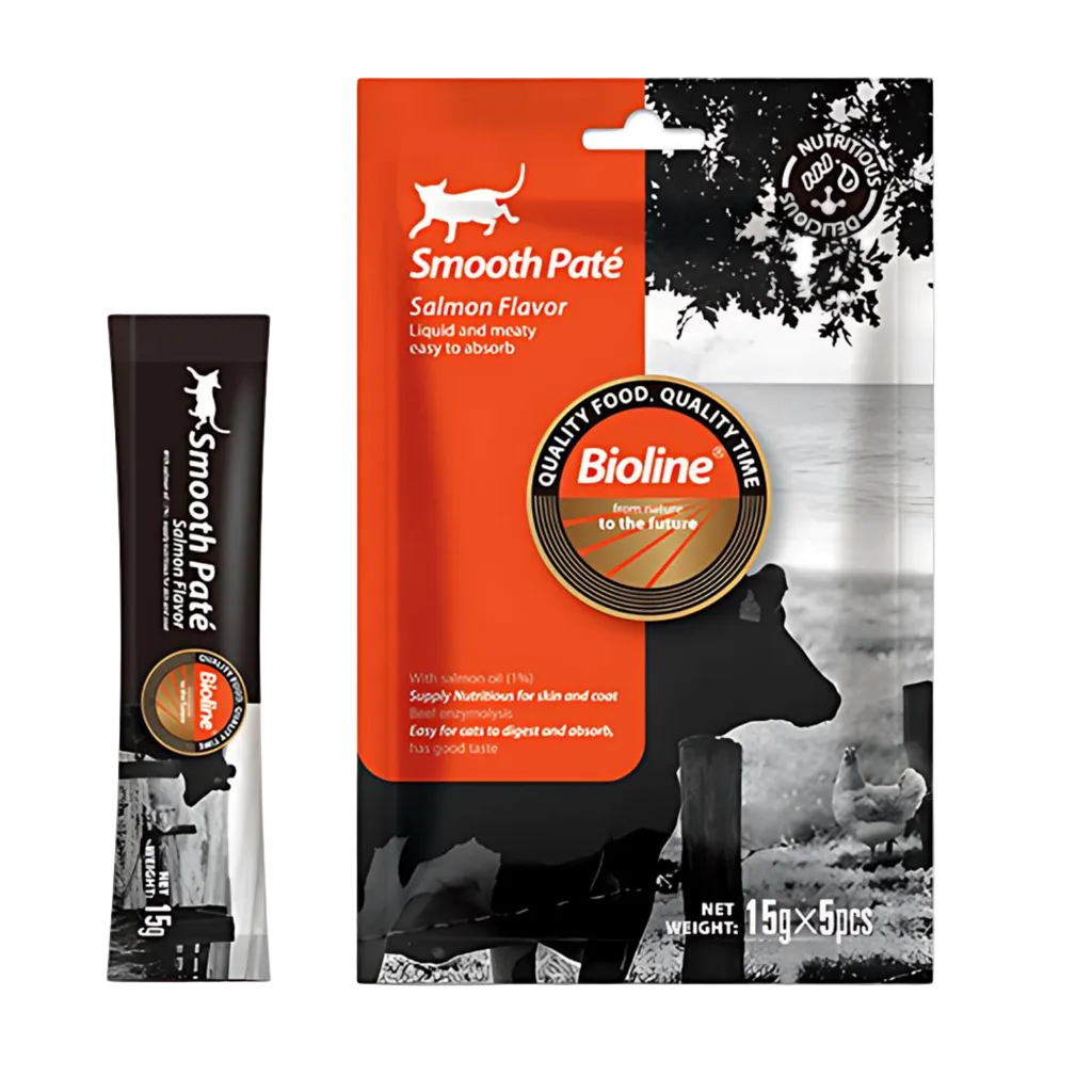 Bioline Natural Feast Smooth Pate Treat (15gx5pcs)
