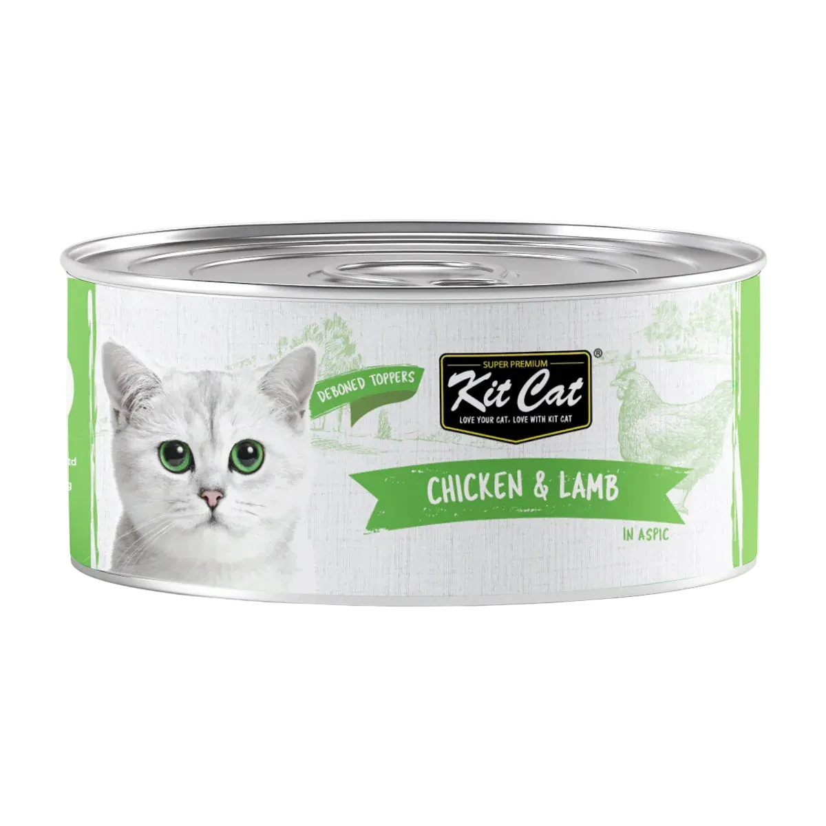 Kit Cat Deboned Chicken & Lamb Wet Food 80g