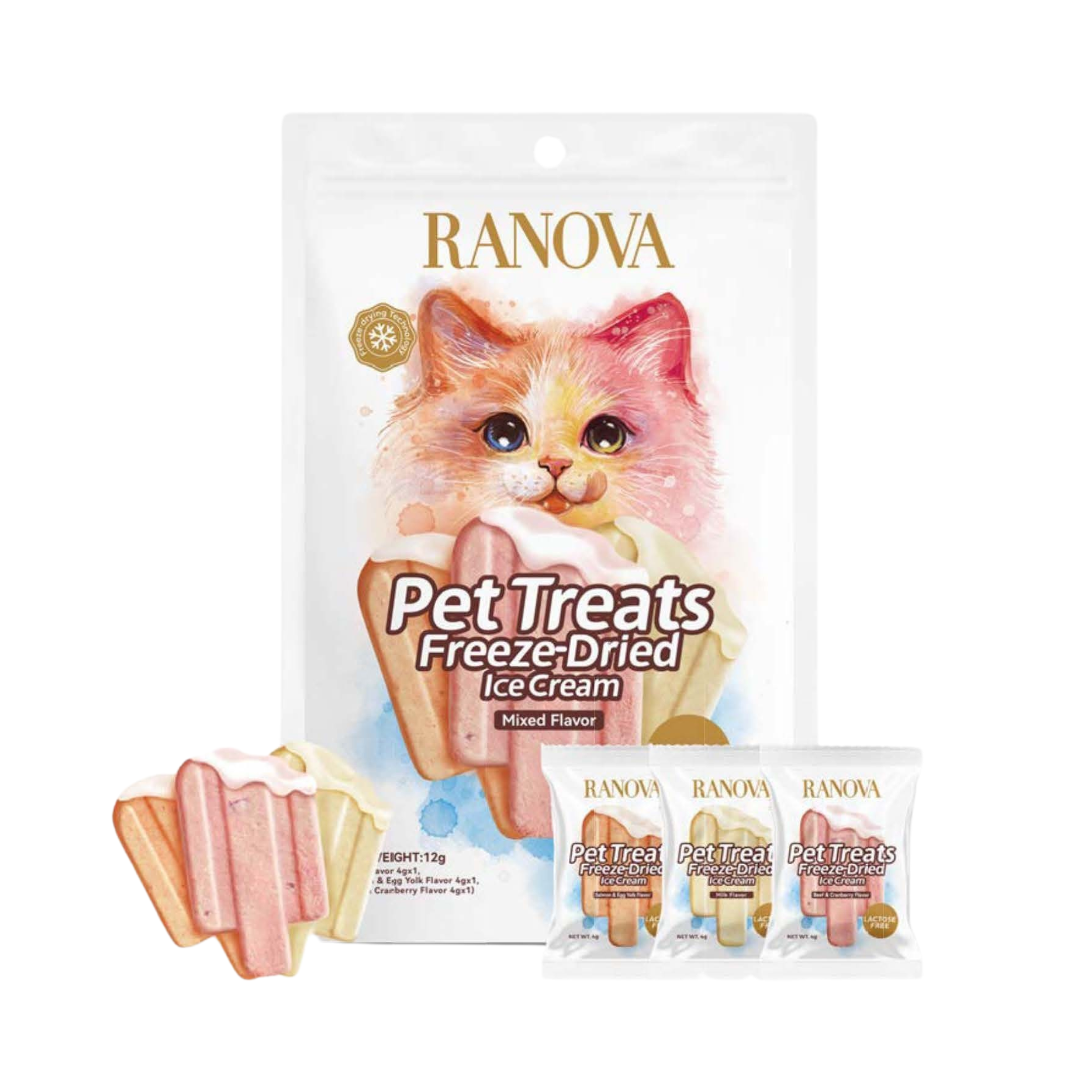 RANOVA ‏Freeze Dried Ice Cream-Mixed Flavors