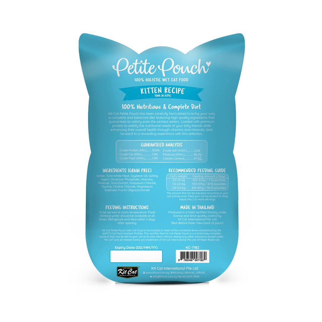 Kit Cat Complete Petite Pouch 70g – Kitten Tuna