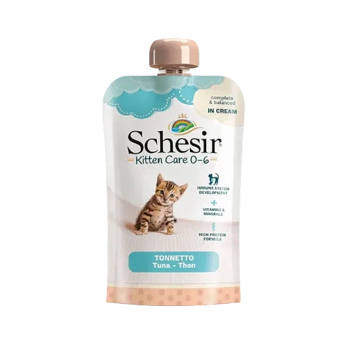 Schesir Kitten Pouch Cream 0-6 Wet Food 150g