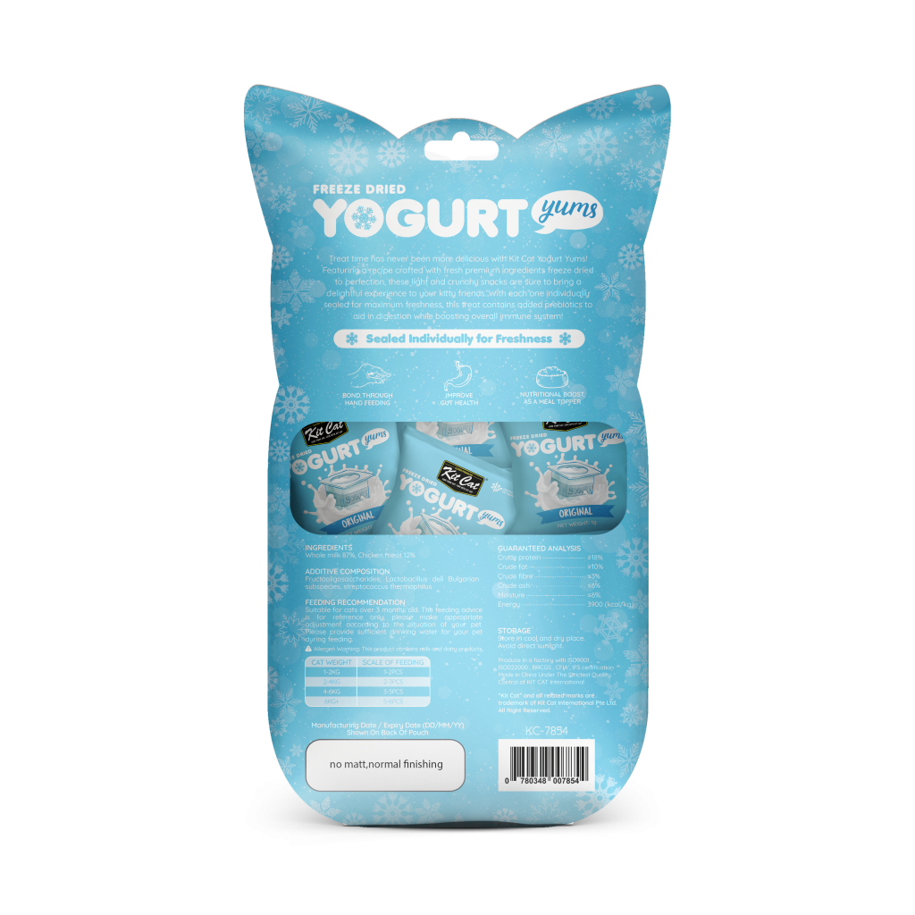 Kit Cat Freeze Dried Yogurt Yums Original 10pcsx1G