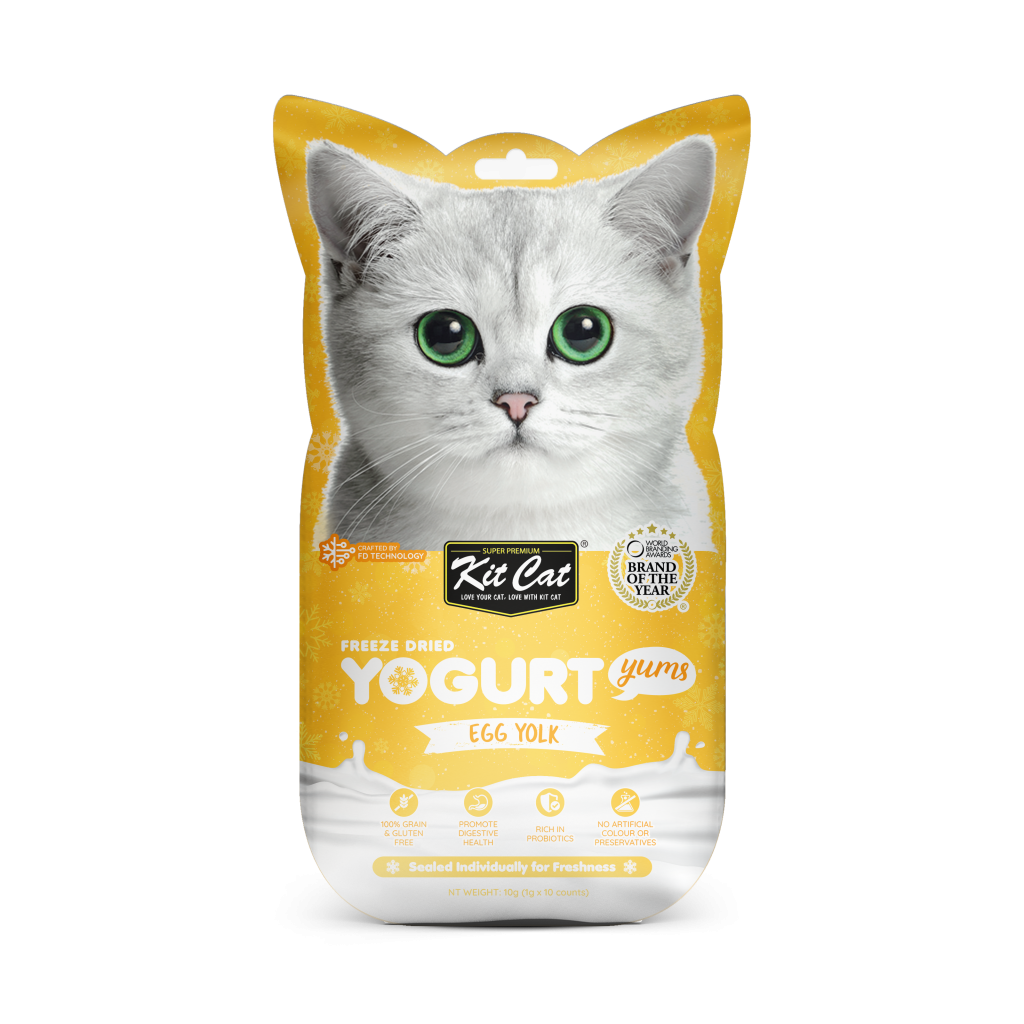 Kit Cat Freeze Dried Yogurt Yums Egg Yolk 10pcsx1G